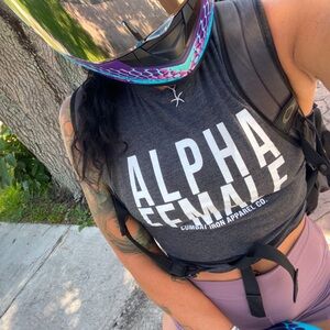 Gray Crop Top
